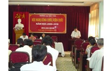 Hội nghị cán bộ công chức, viên chức khoa Sinh học năm học 2009 - 2010