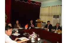 Cụ thể hoá chương trình hợp tác giữa Trường Đại học Vinh và Trường Đại học Rajabhat Nakhon Phanom – Thái Lan.