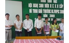Hội nghị sinh viên nghiên cứu khoa học cấp khoa và Trao giải thưởng Olympic Sinh học 2009